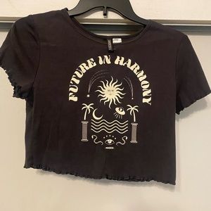 Future in harmony crop top